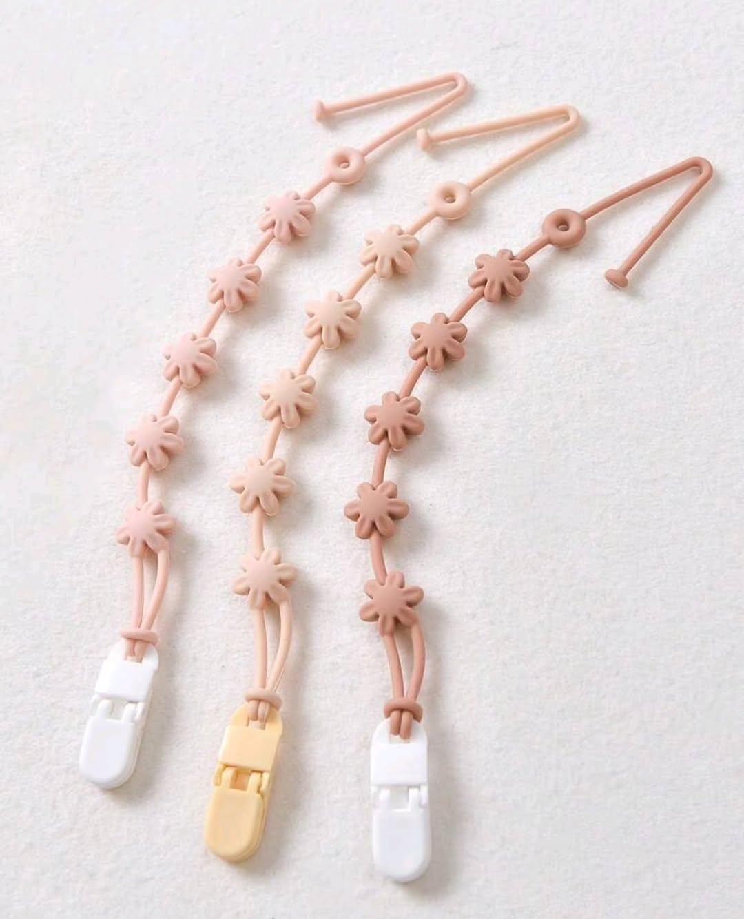 Silicone Pacifier Clips – $8 Each