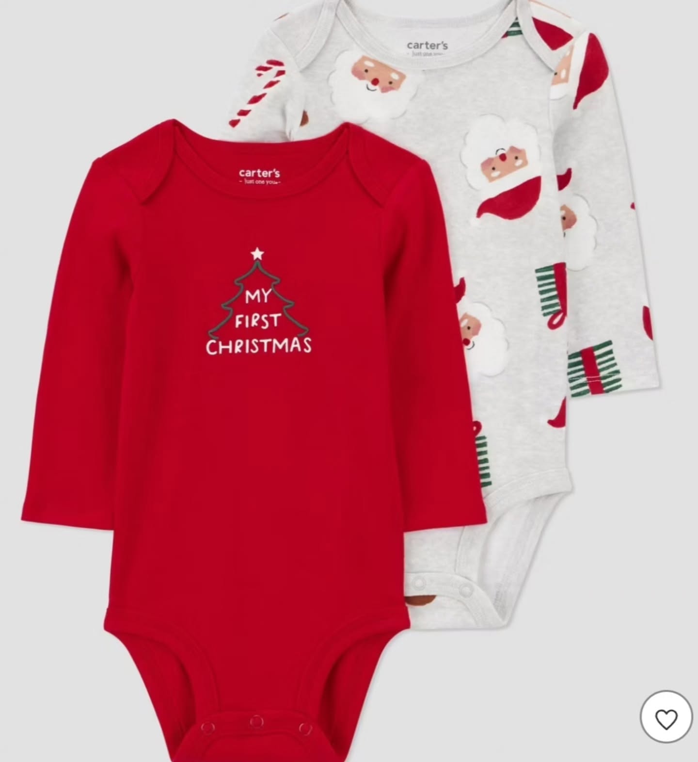 Carter's Christmas Onesies – $35 Each (Sizes 3m & 6m)