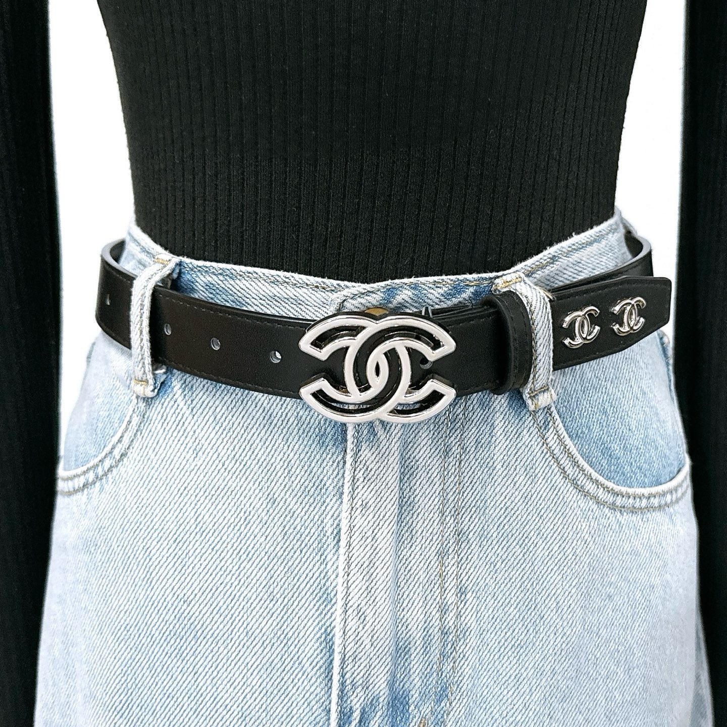 Trendy Silver Hardware Belt - $70 Sale