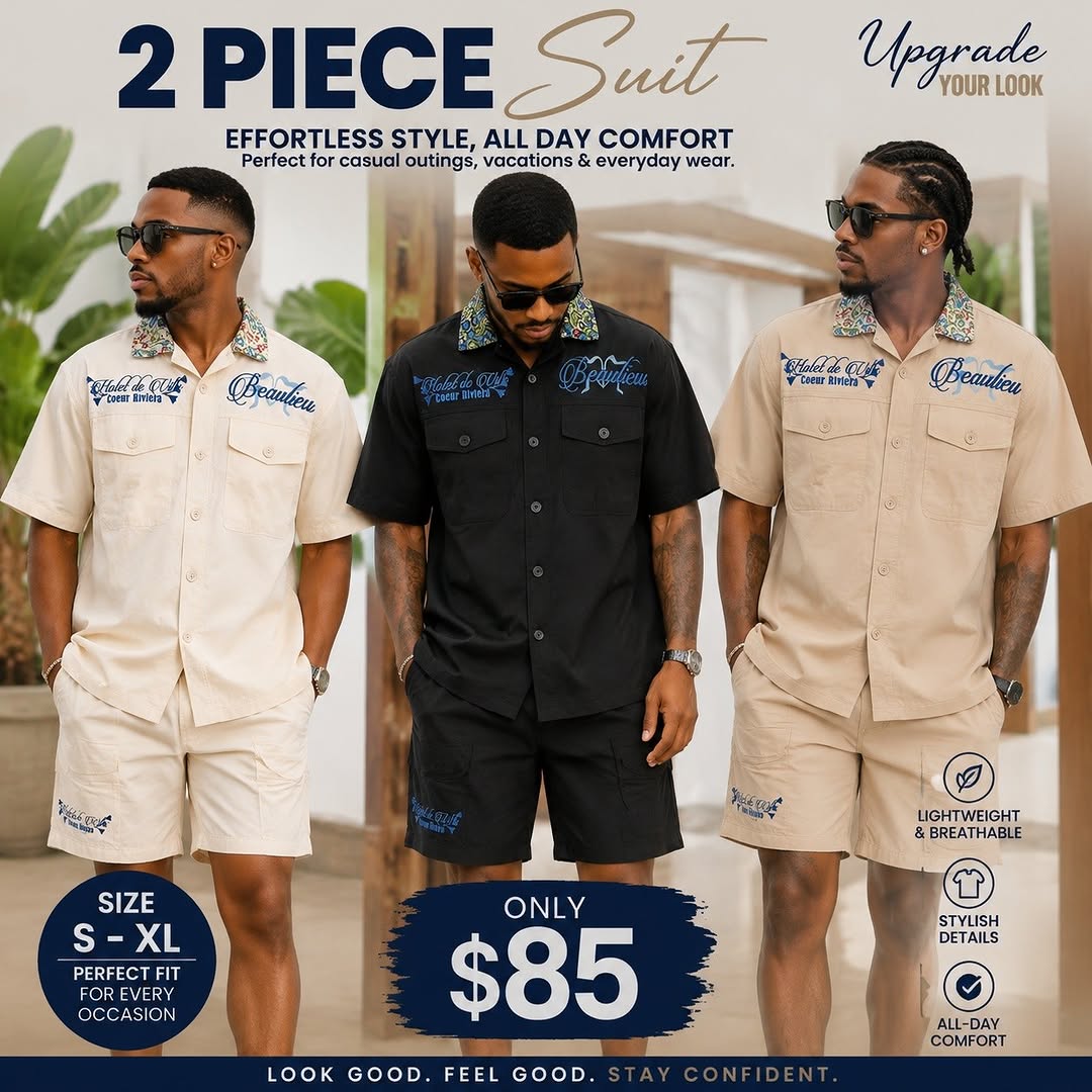 Men's 2-Piece Suits from $80 at Fusionz Boutique Wildey