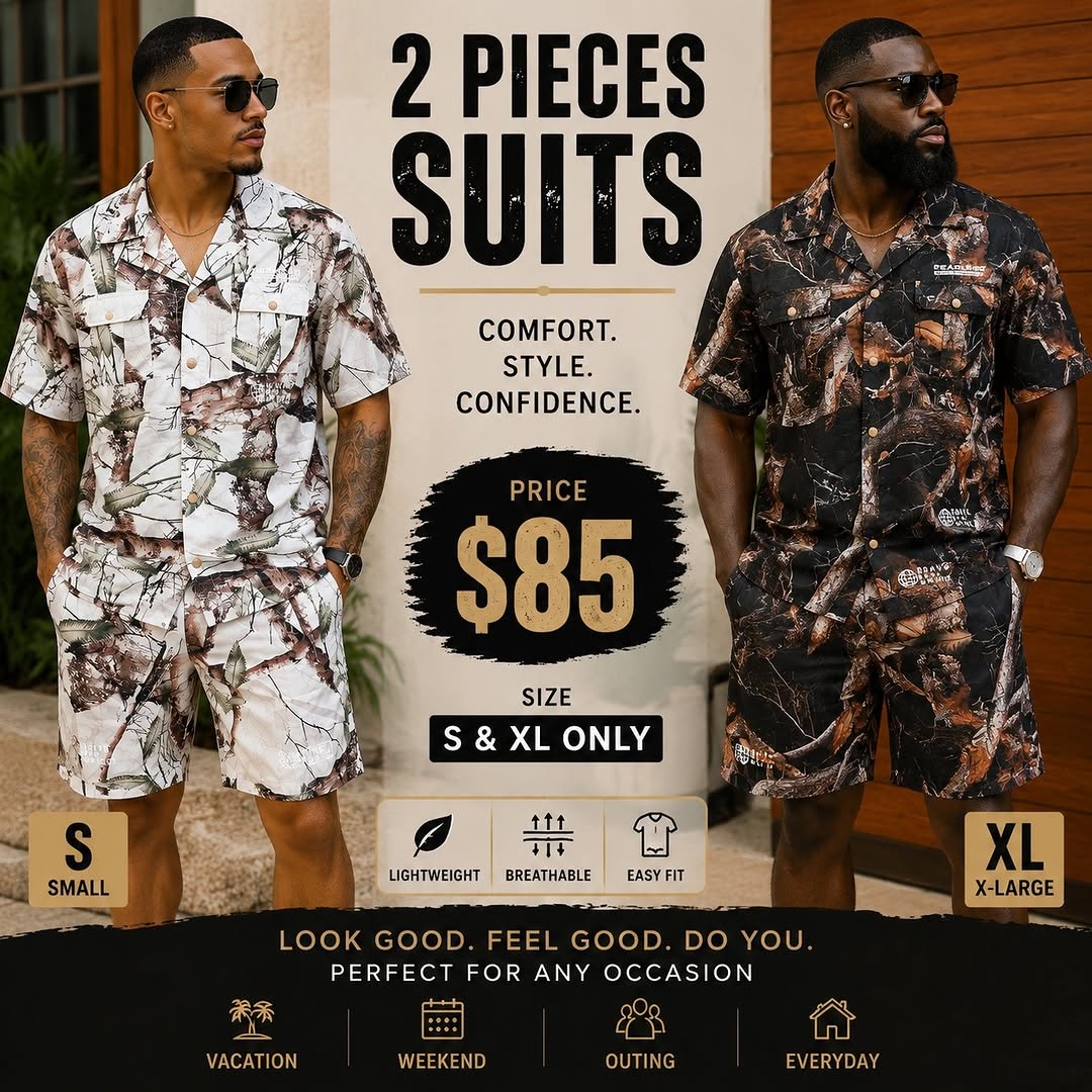 Men's 2-Piece Suits from $80 at Fusionz Boutique Wildey