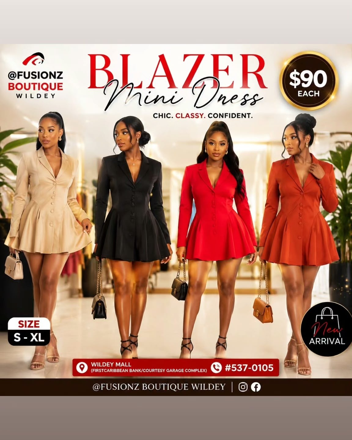 Fusionz Boutique Wildey – High Quality Suits & Summer Dresses