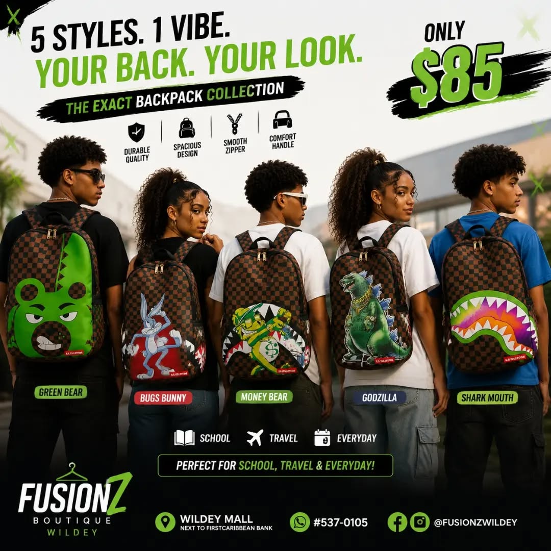 The Exact Backpack Collection – Only $85 at Fusionz Boutique Wildey
