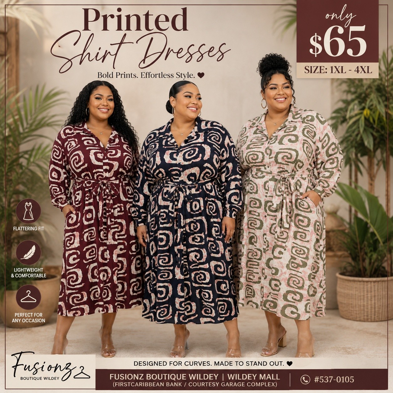 Fusionz Boutique Wildey — Dresses from $40
