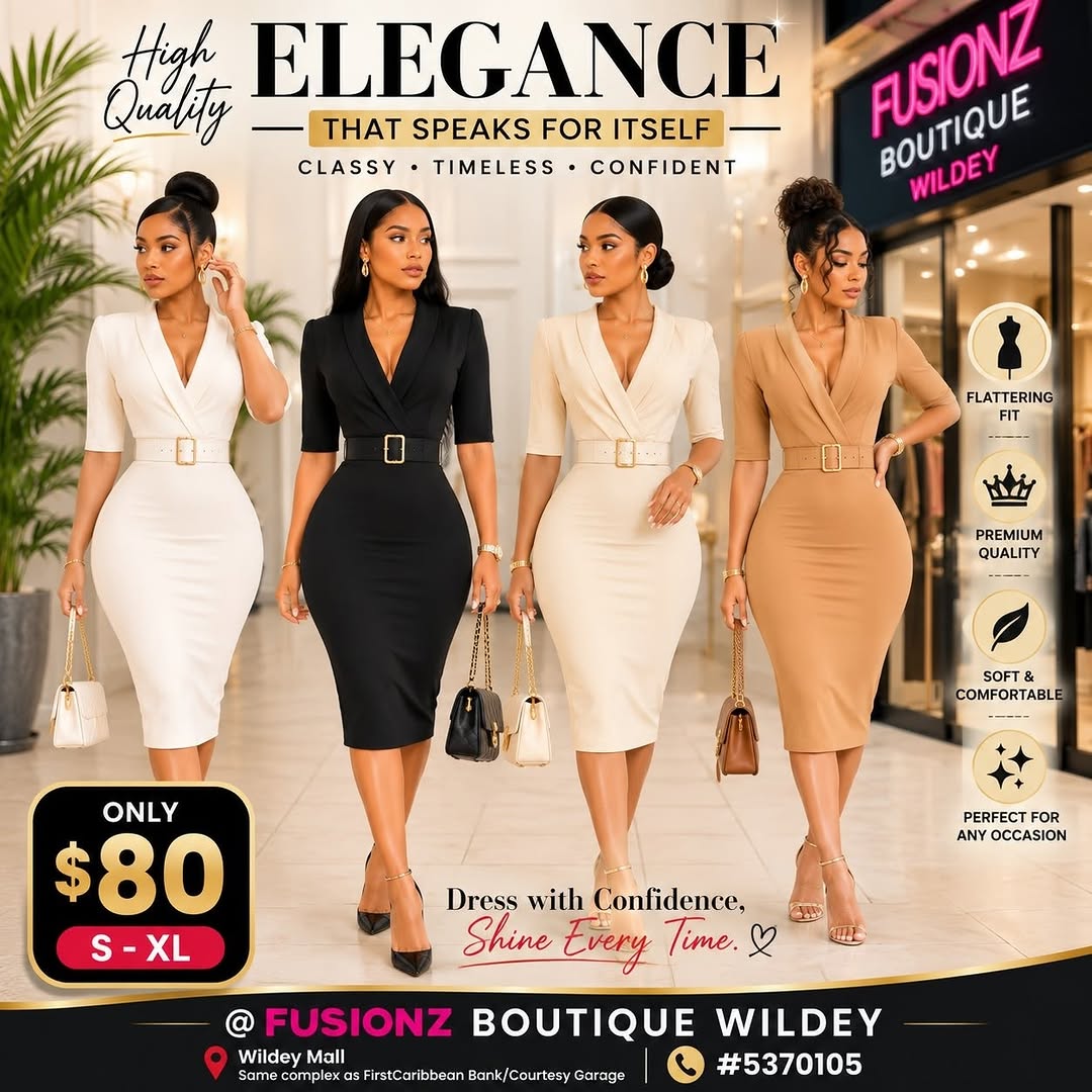 Fusionz Boutique Wildey — Dresses from $50 (New Arrivals)