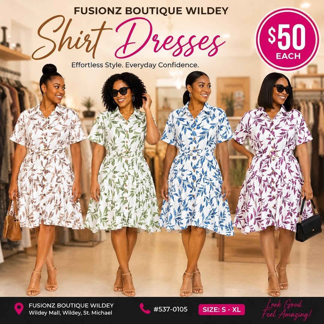 Fusionz Boutique Wildey — Dresses from $50 Each