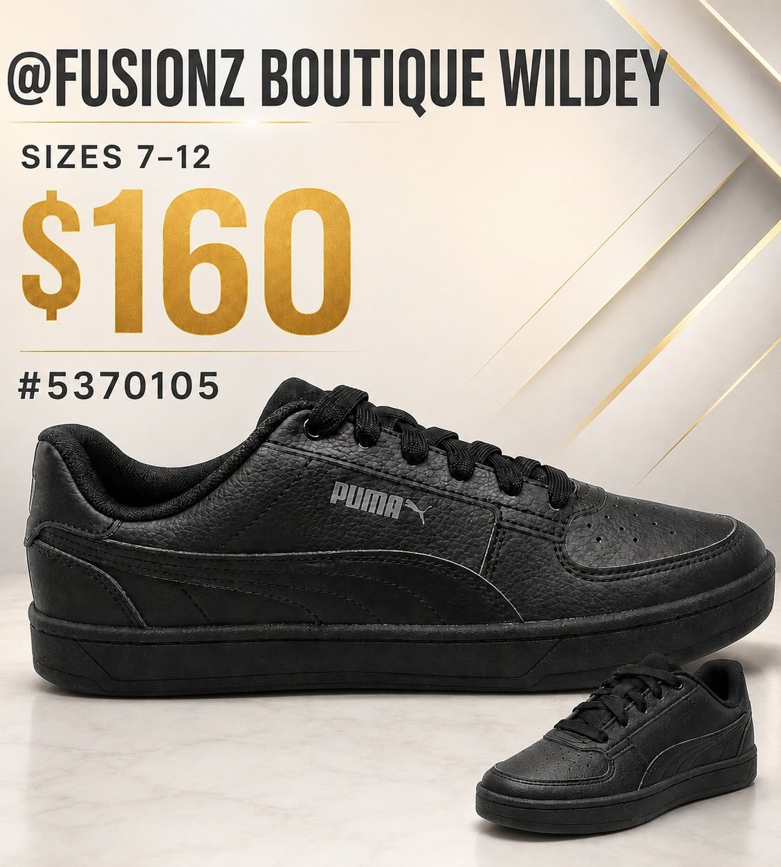 Puma Sneakers at Fusionz Boutique Wildey – From $150