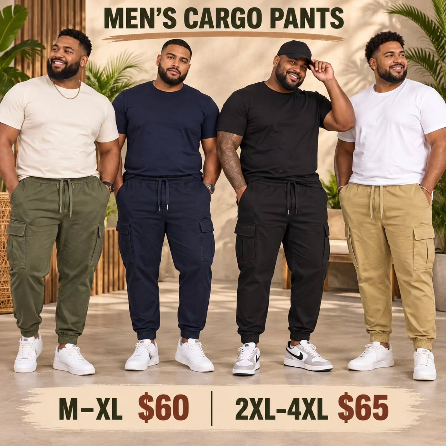 Plus Size Men's Clothing at $65 – Chino Cargo Pants, Chino Pants & Ice Jeans