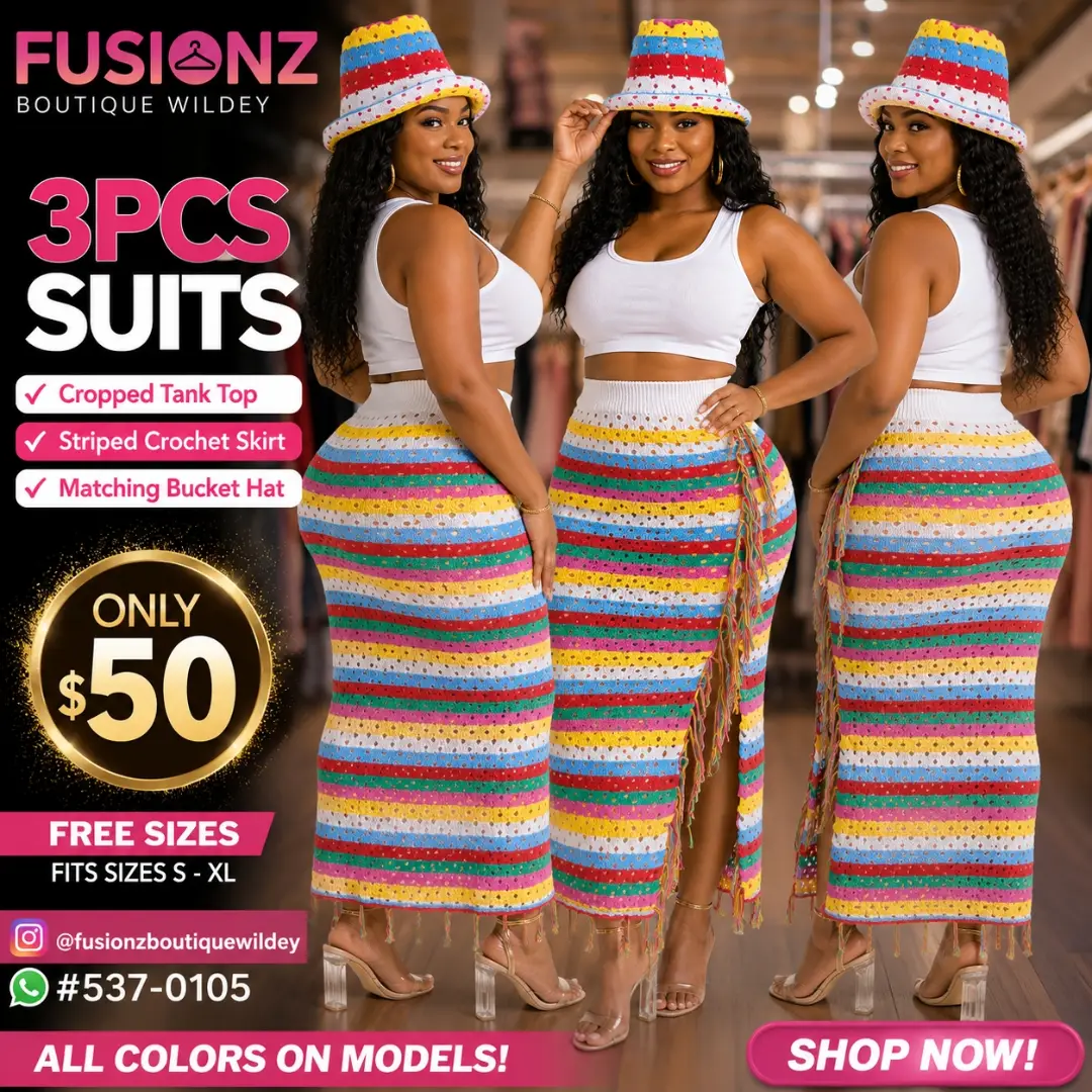 Fusionz Boutique Skirt Suits Collection – Multiple Styles from $50