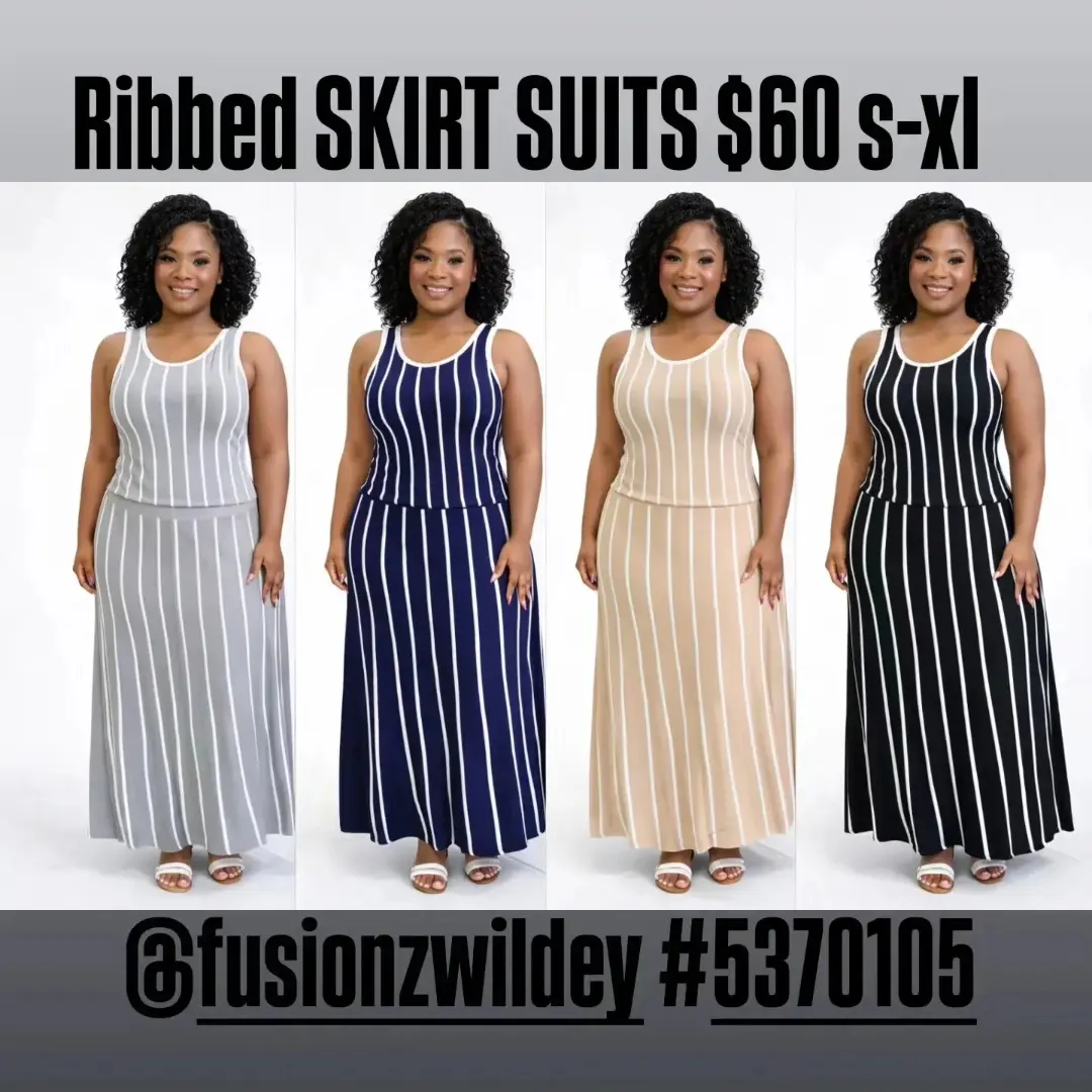 Fusionz Boutique Skirt Suits Collection – Multiple Styles from $50