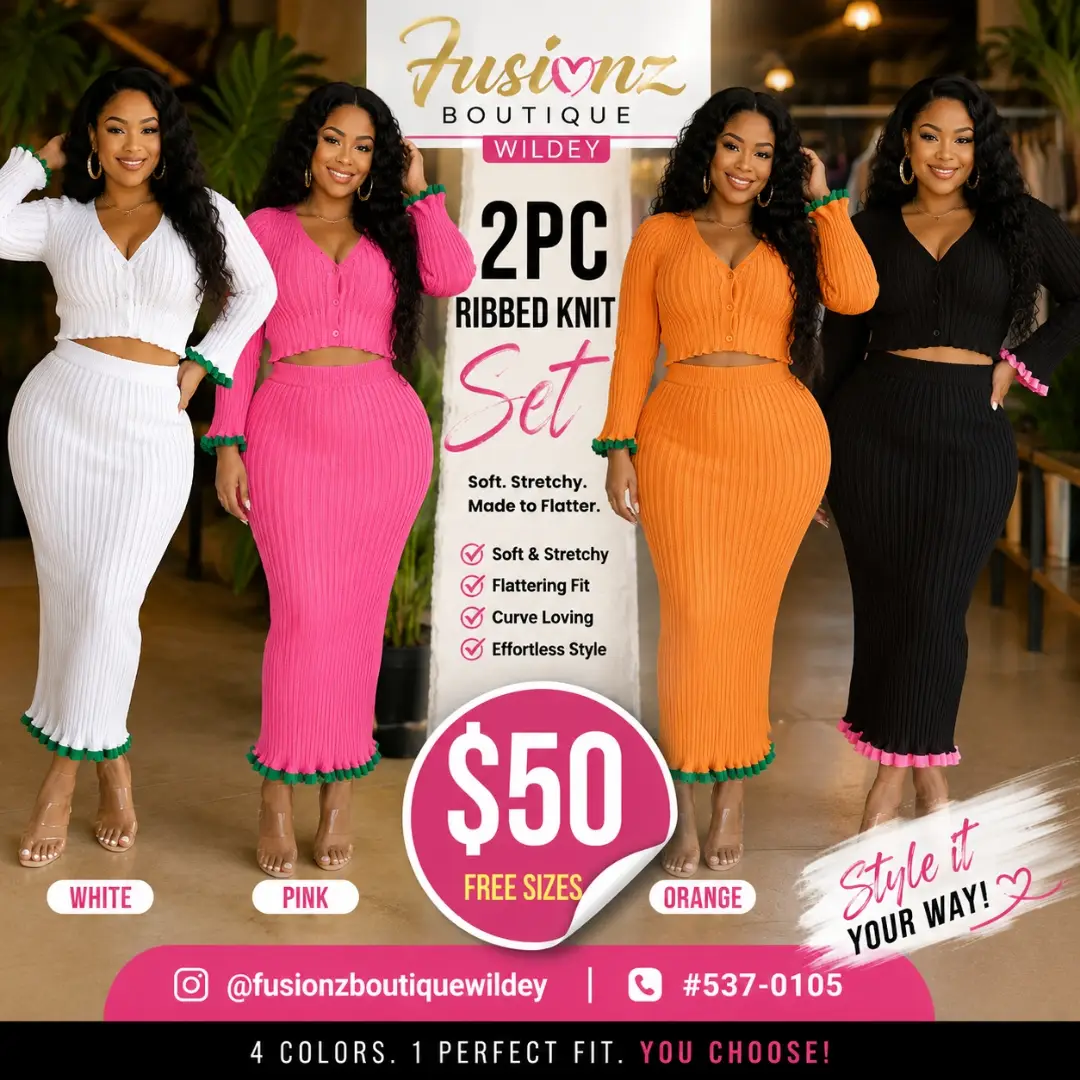 Fusionz Boutique Skirt Suits Collection – Multiple Styles from $50
