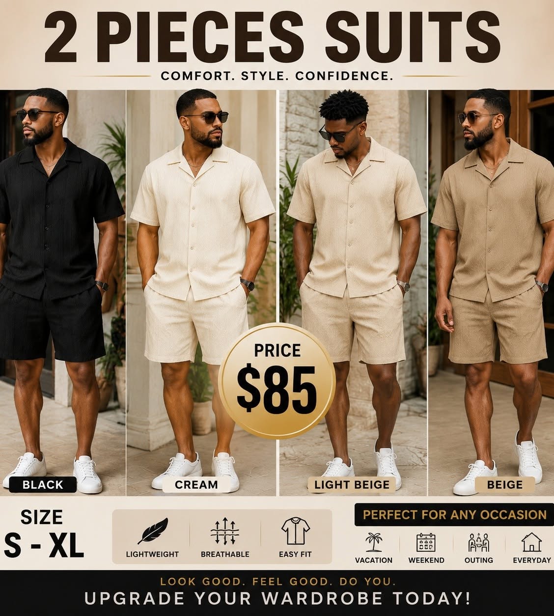 Comfort Pants & 2-Piece Suits – Multiple Styles from $45