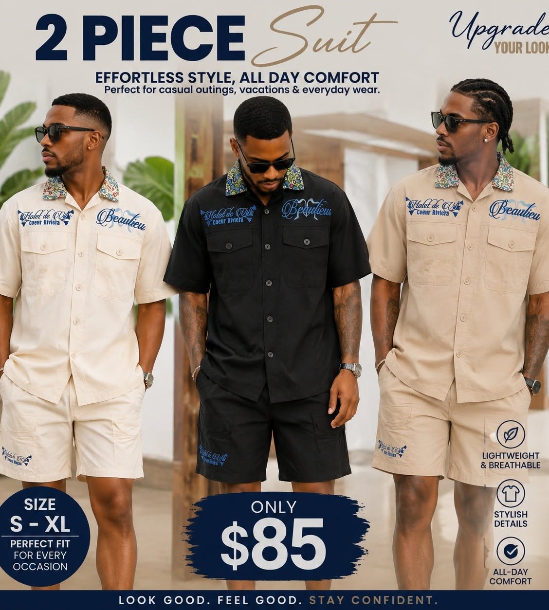 Comfort Pants & 2-Piece Suits – Multiple Styles from $45