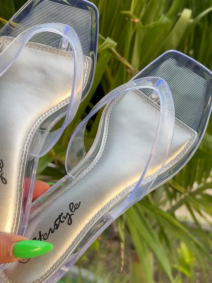 Clear Summer Jelly Sandal – $75.00 | KCs Kloset