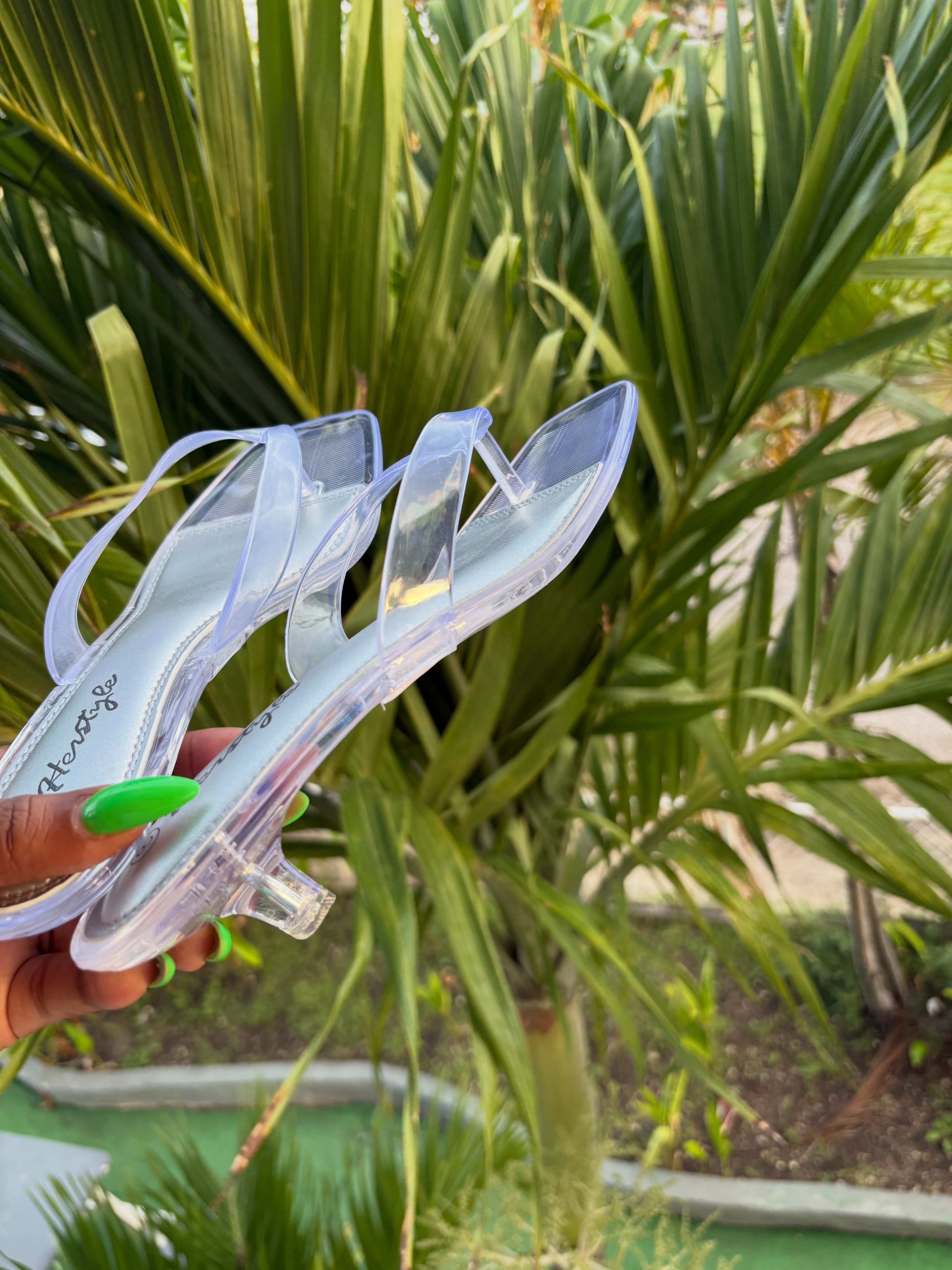 Clear Summer Jelly Sandal – $75.00 | KCs Kloset