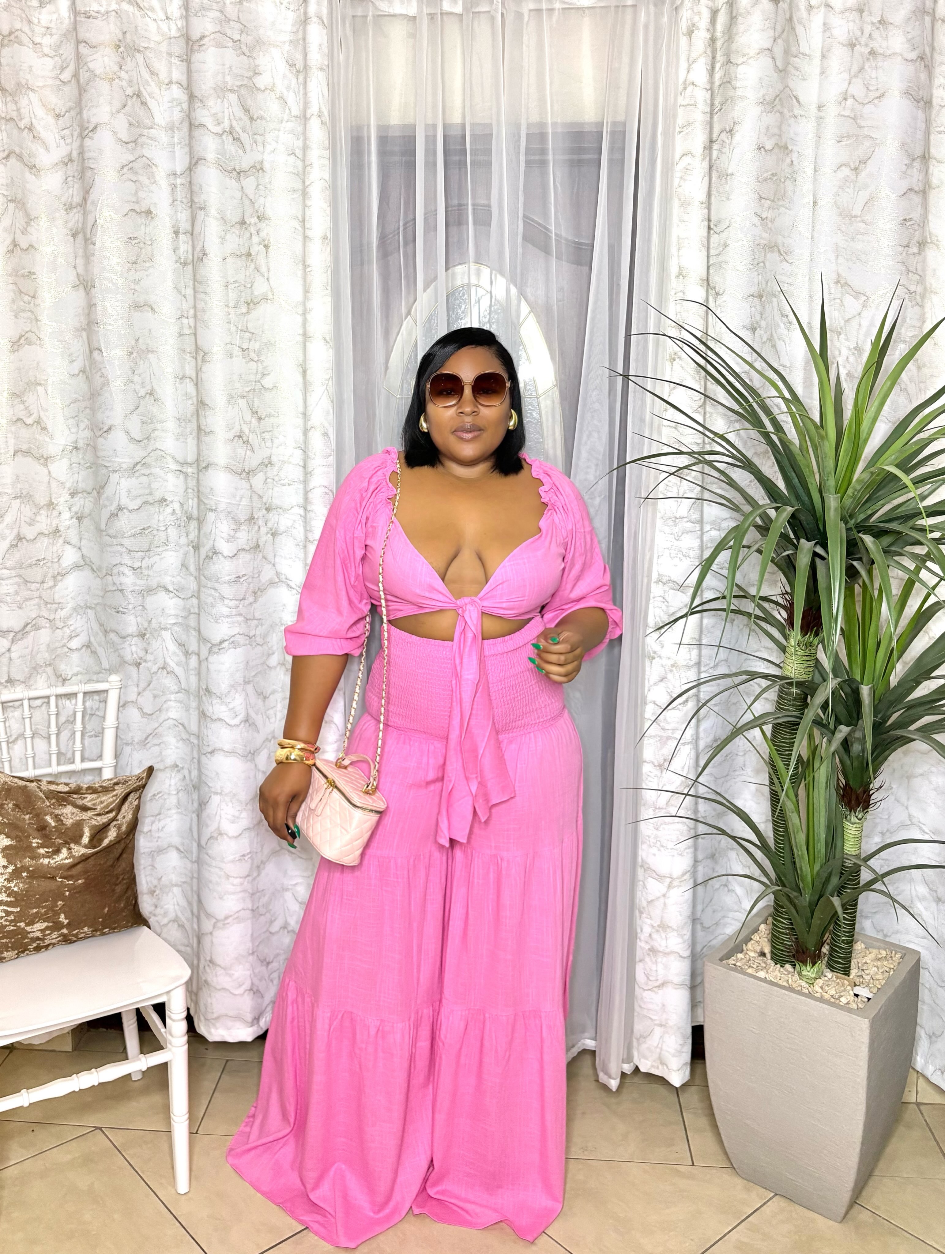 2-Piece Pants Set $155 + Bag $60 at KC's Kloset