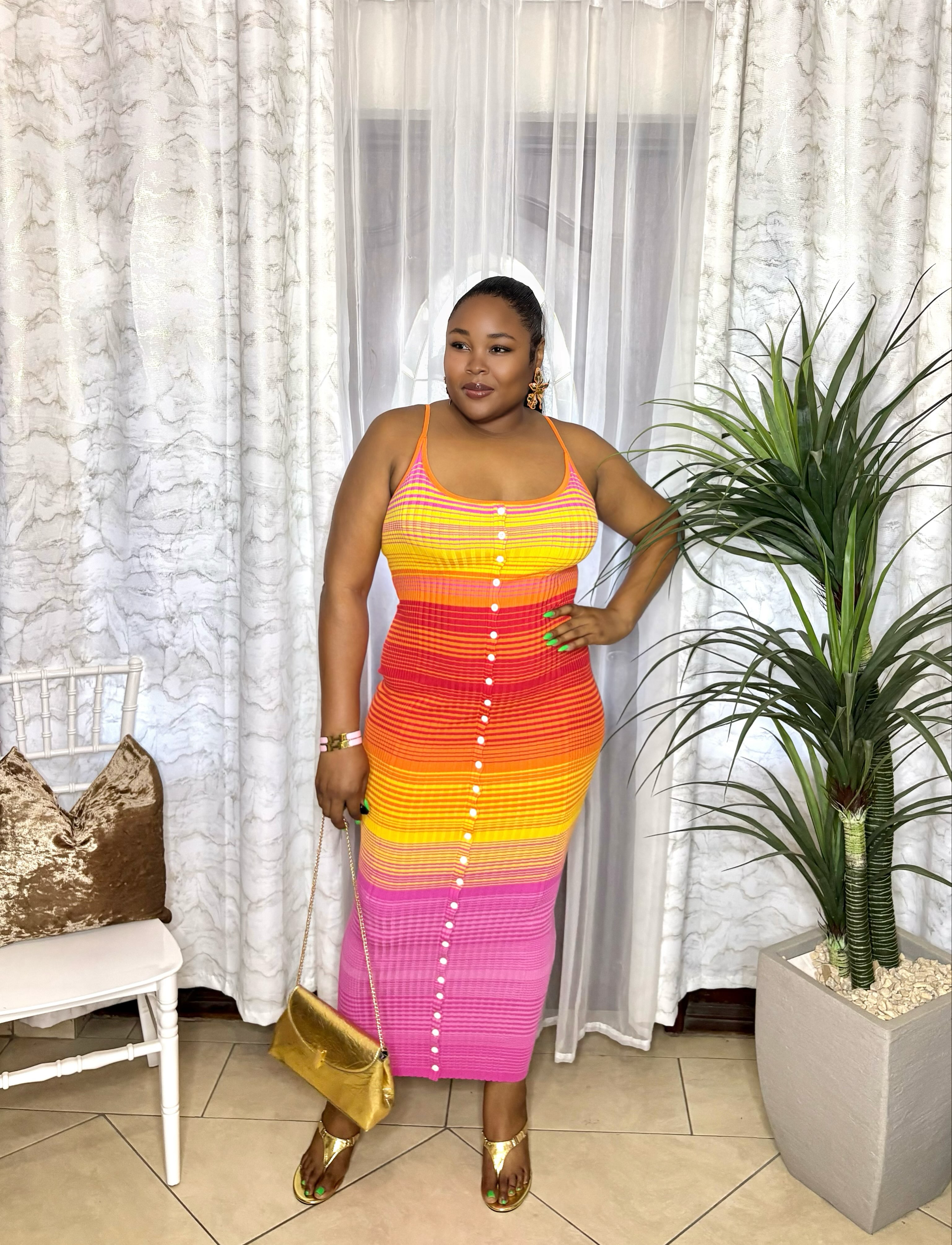 Ombré Maxi Knit Dress & Accessories – Priced from $40