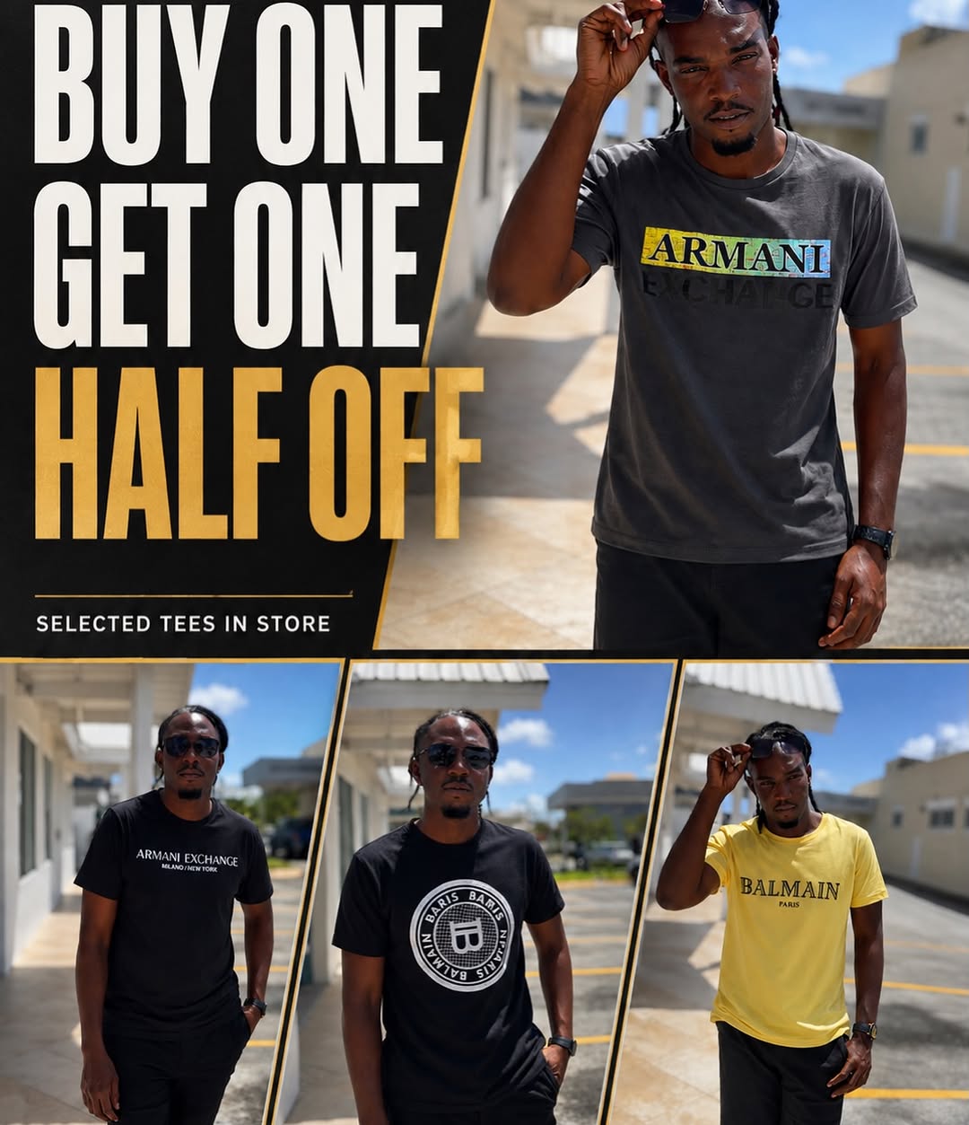 Men's Tees Buy One Get One Half Off – Limited Time Only