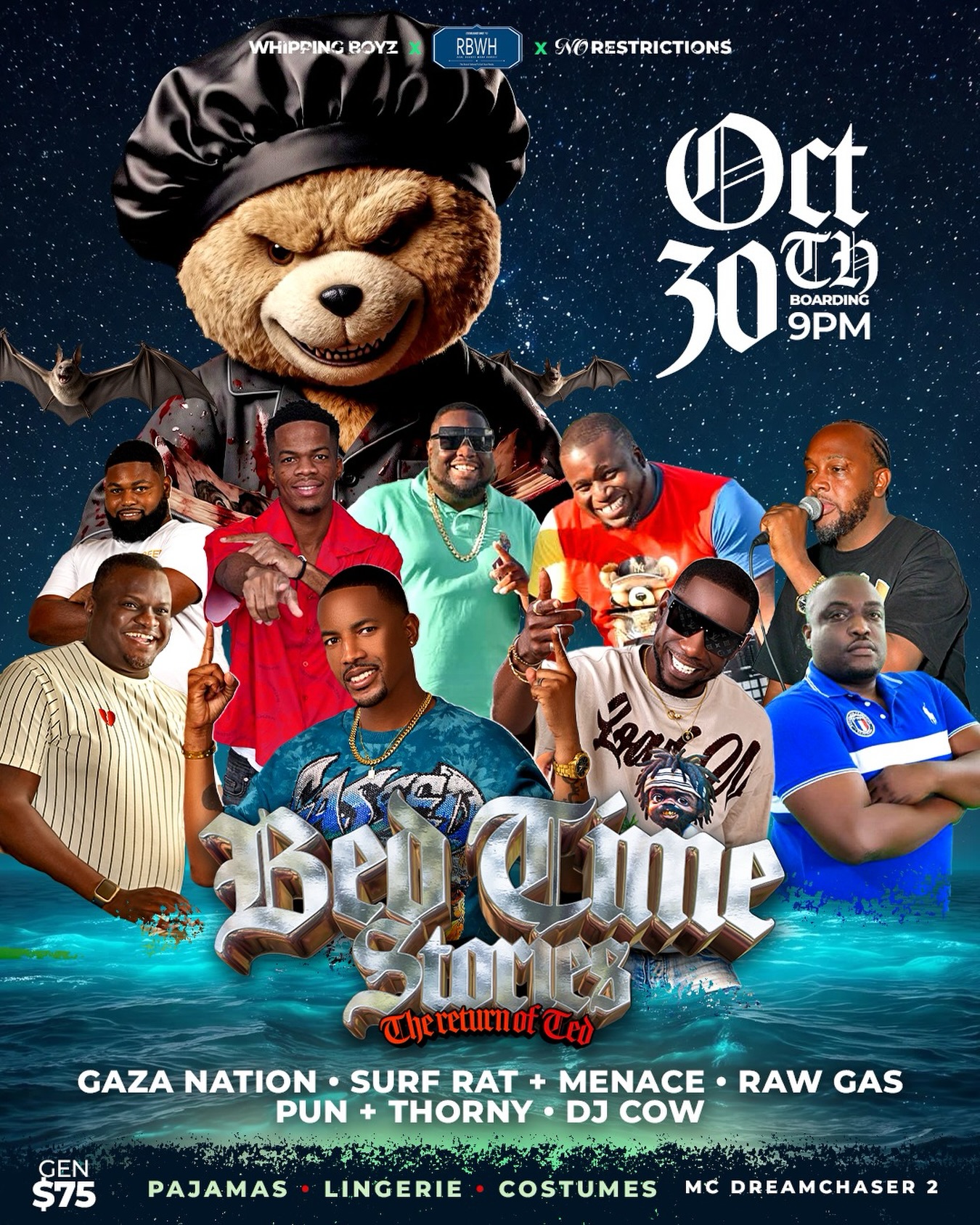 Bed Time Stories: The Return of Ted - Boat Cruise on MV Dreamchaser 2