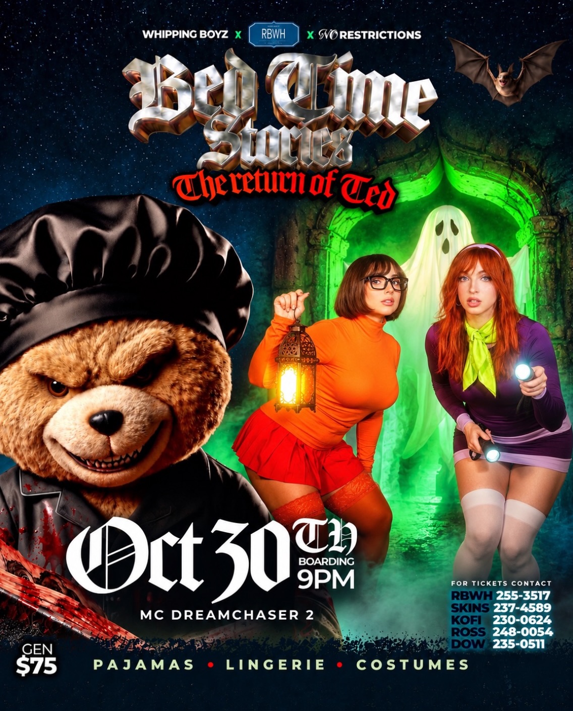 Bedtime Stories: The Return of Ted – Boat Party on MV Dreamchaser 2