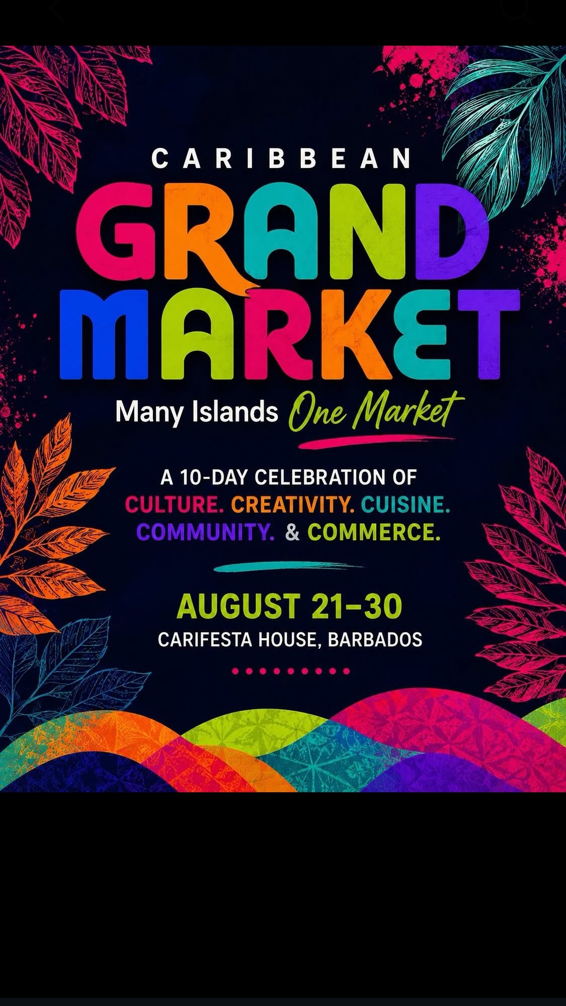 Caribbean Grand Market – Free Entry at CARIFESTA House