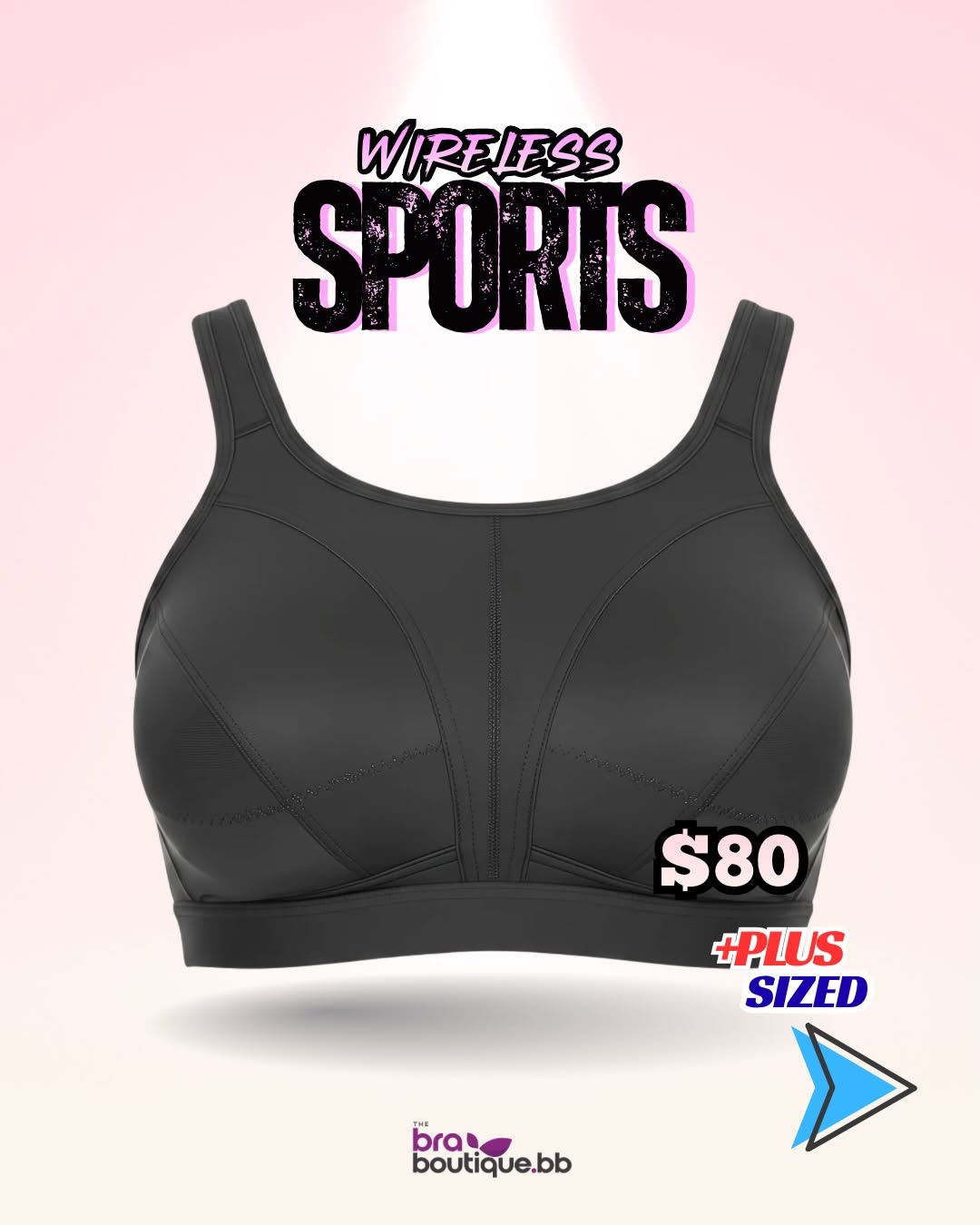 Wireless Sports Bra – Plus Sized, $80 BDS with Free Island-wide Delivery