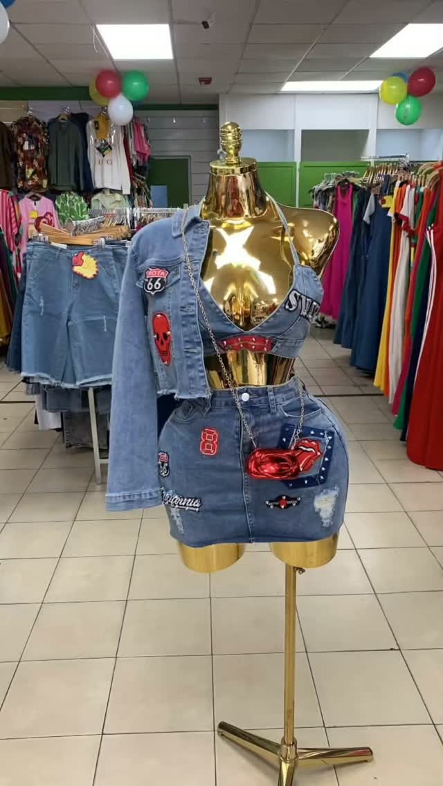 3-Piece Jeans Skirt Set – $135 at Tifinie's Di$count