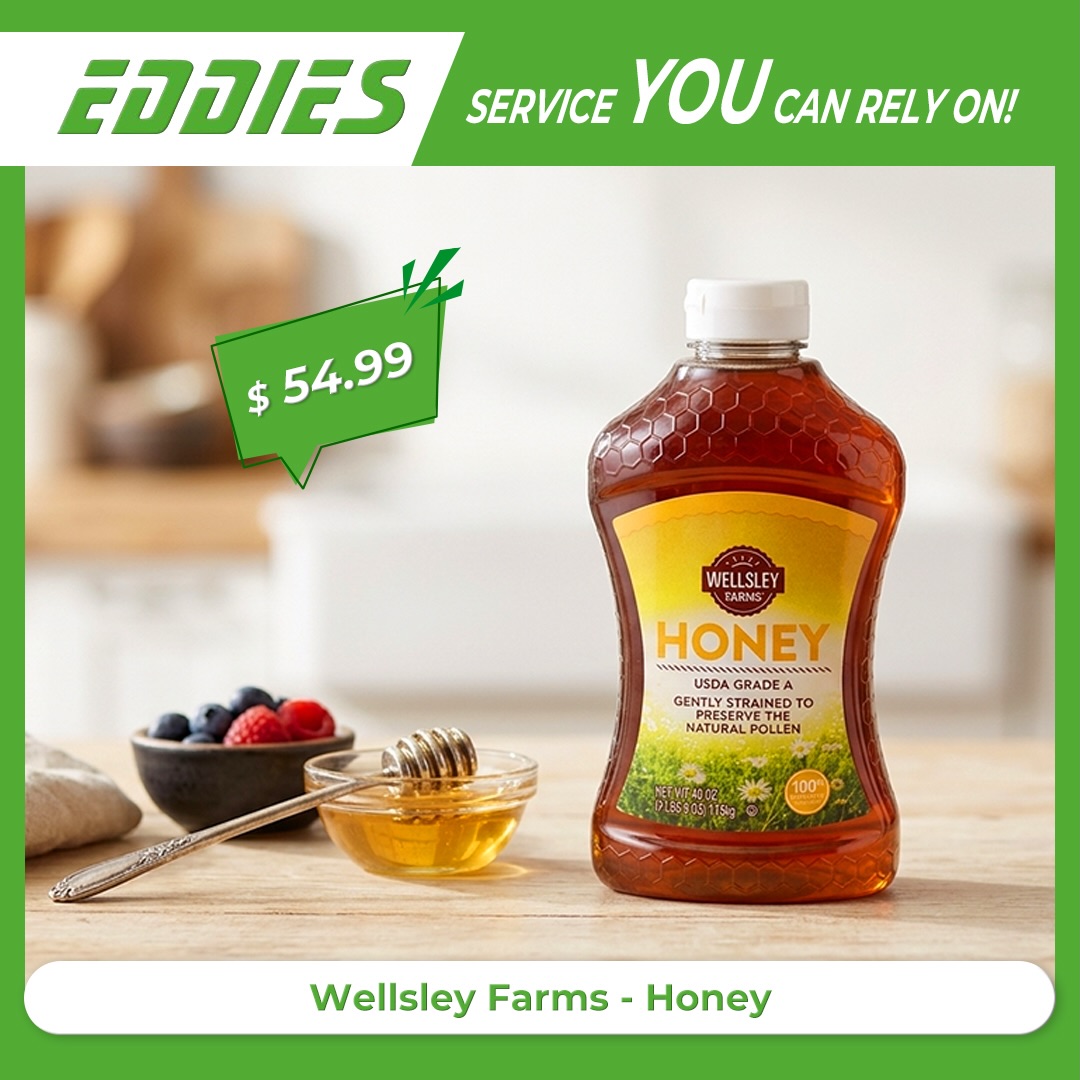 Honey Selection at Eddies Supermarket – From $28.99