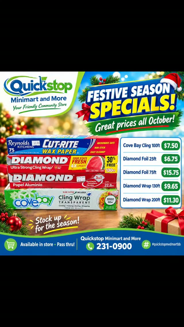 Festive Season Specials – Foil, Cling Wrap & Wax Paper Deals