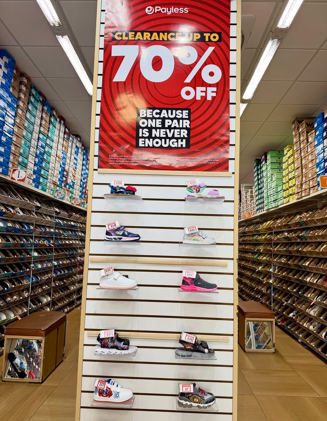 Payless Caribbean Clearance – Up to 70% Off at The Walk