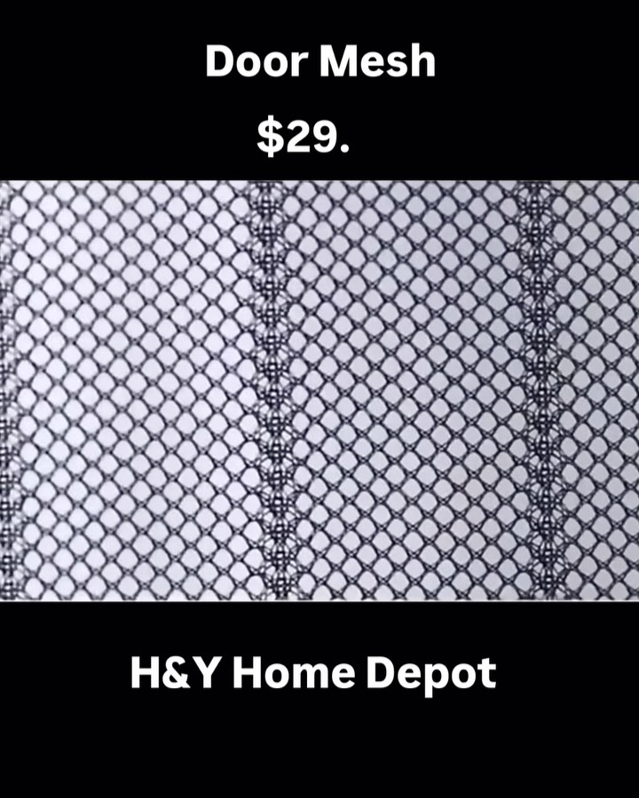 Ultra Heavy Duty Door Mesh – Only $29 at H&Y Home Depot