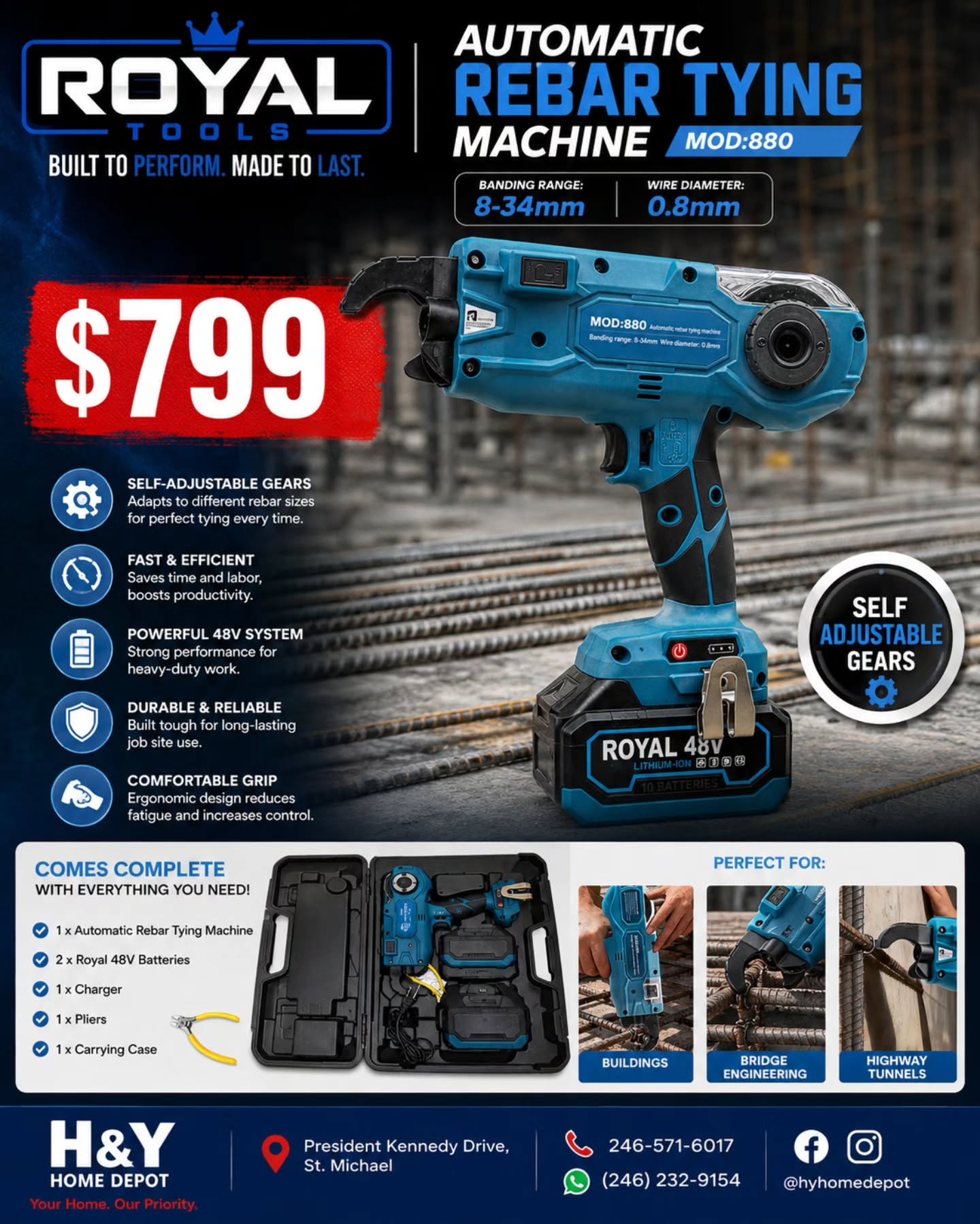 Royal Tools Range at H&Y Home Depot — Priced from $170 BBD
