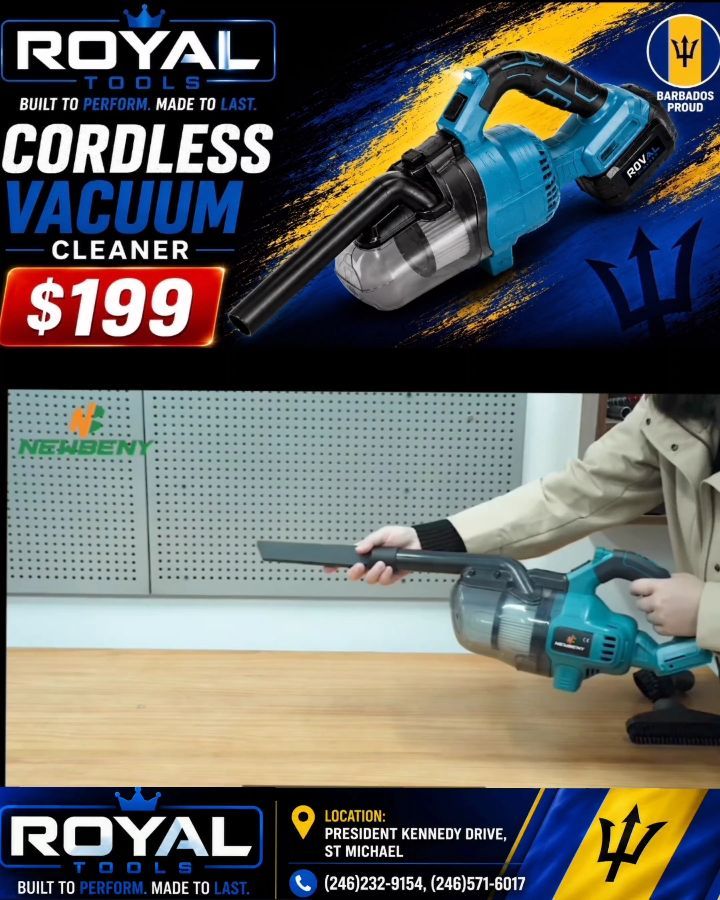 Royal Tools Cordless Vacuum Cleaner – $199 at H&Y Home Depot