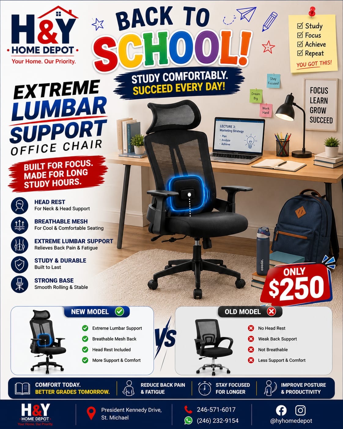 Back to School Sale at H&Y Home Depot – Tables, Chairs, Mini Printers & More