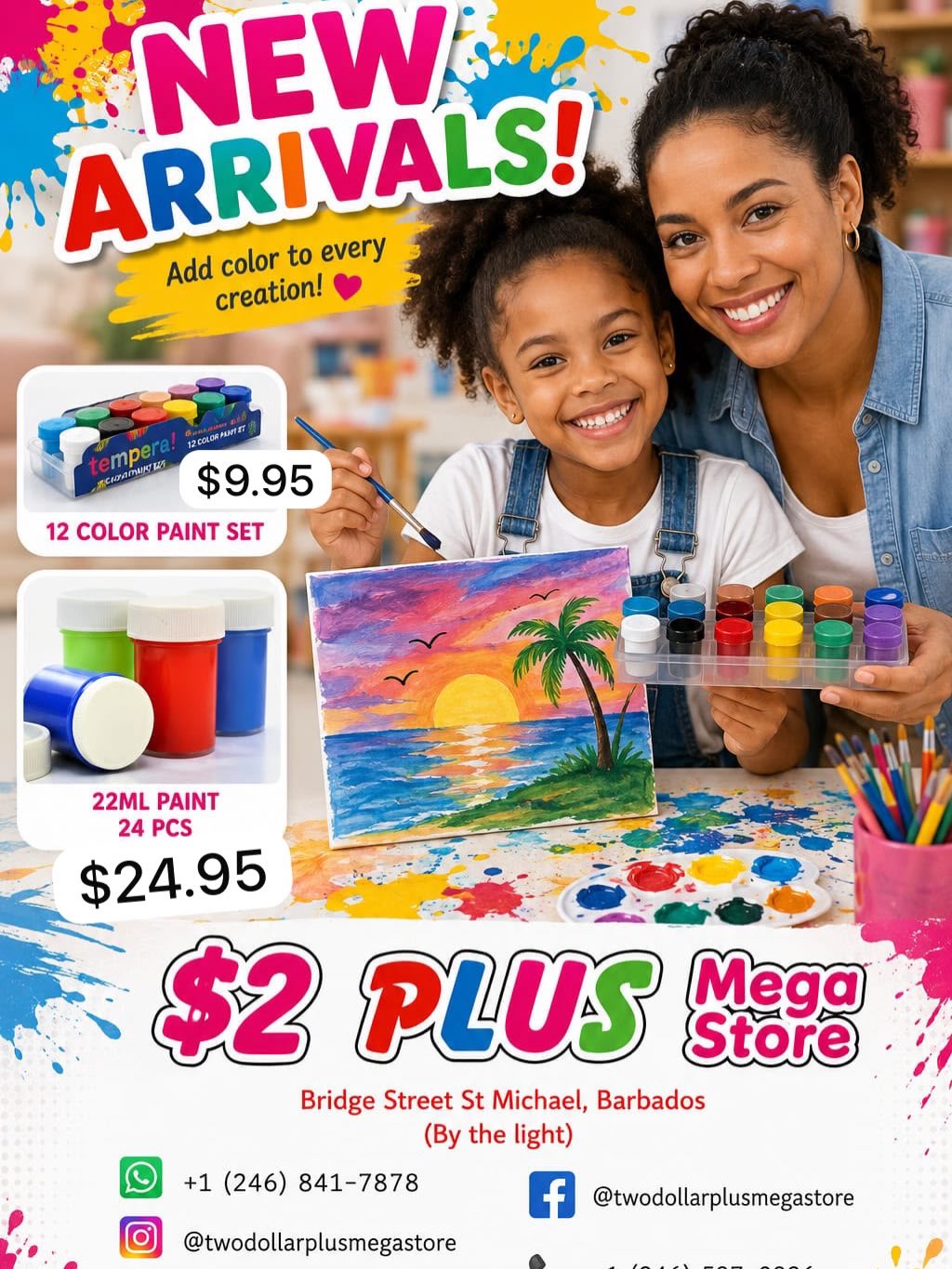 $2 Plus Mega Store New Arrivals – School Supplies, Document Frames & Art Supplies