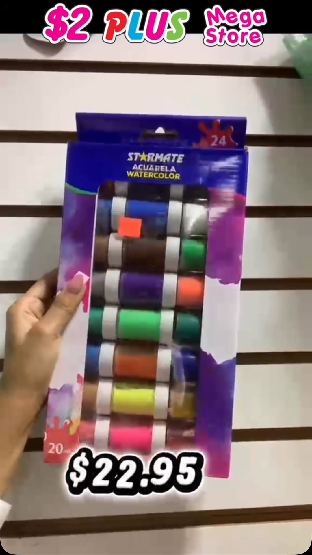 Starmate 24-Piece Watercolor Set – $22.95 at $2 Plus Mega Store