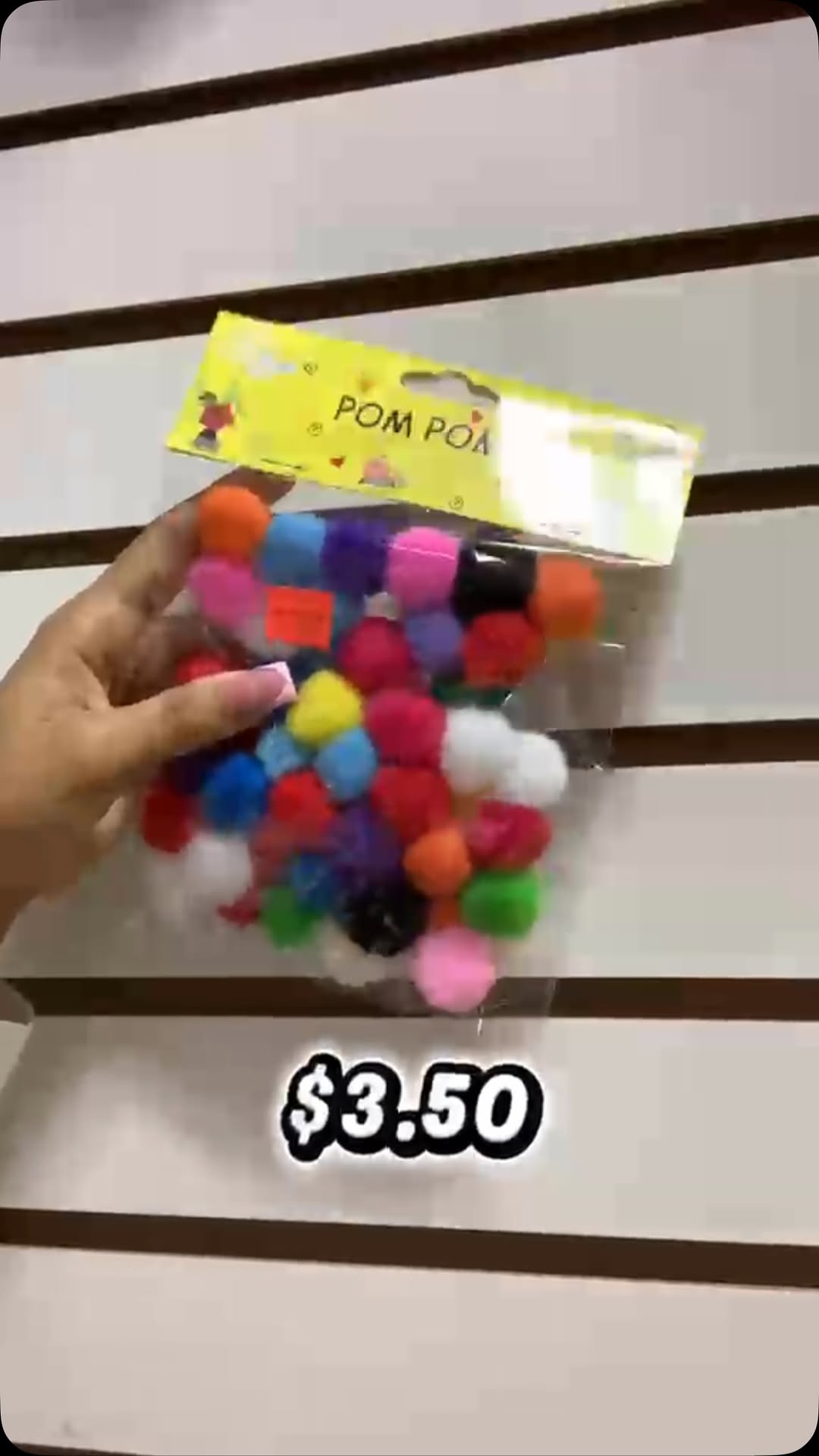 Pom Poms Pack – $3.50