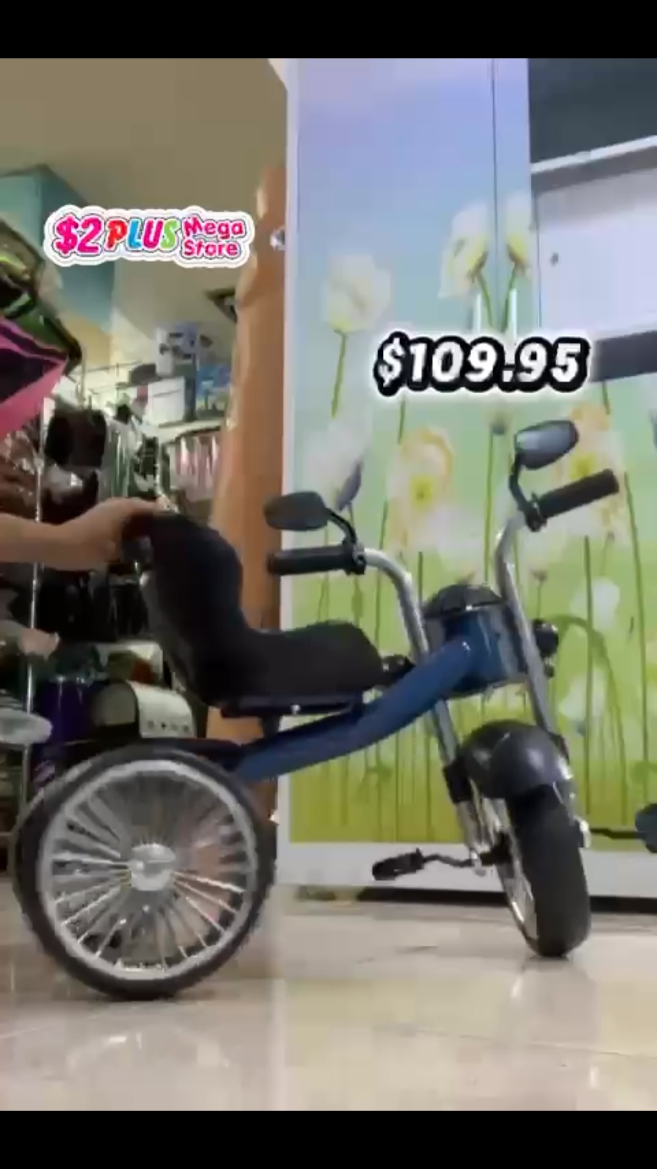 $2 Plus Mega Store – Tricycle/Mobility Bike at $109.95