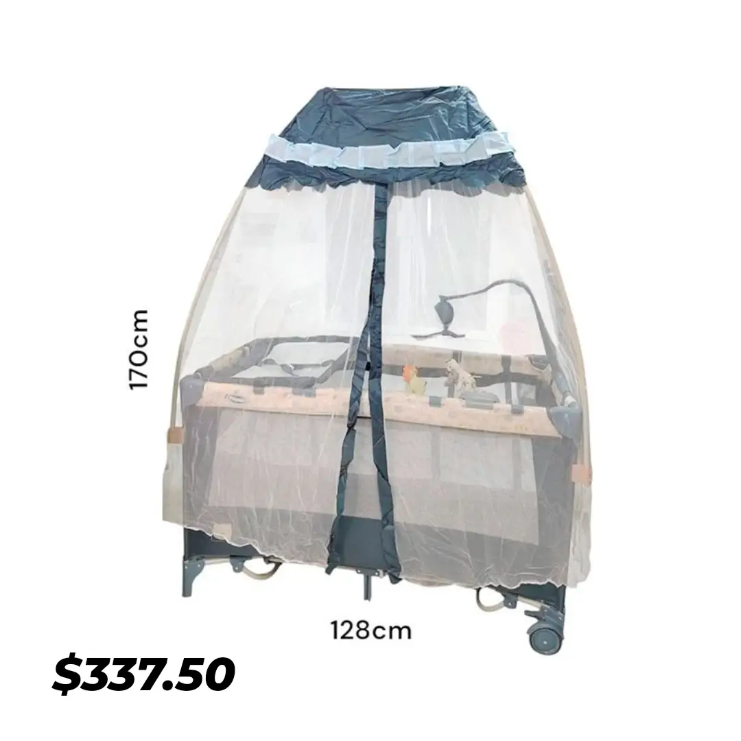 Baby Cot with Mosquito Net – $337.50