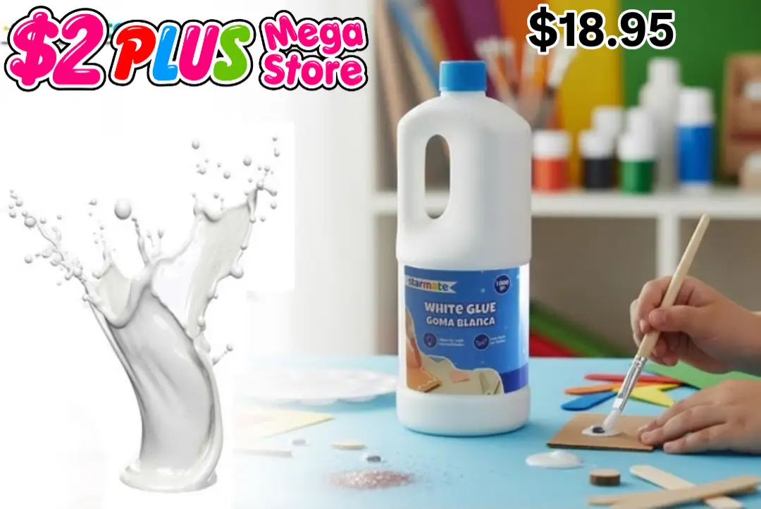 Starmate White Glue 1000ml – $18.95 at $2 Plus Mega Store