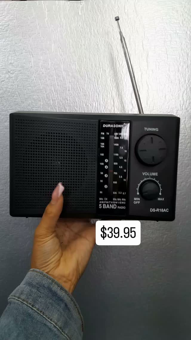 Durasonic 5 Band Radio DS-R18AC – $39.95