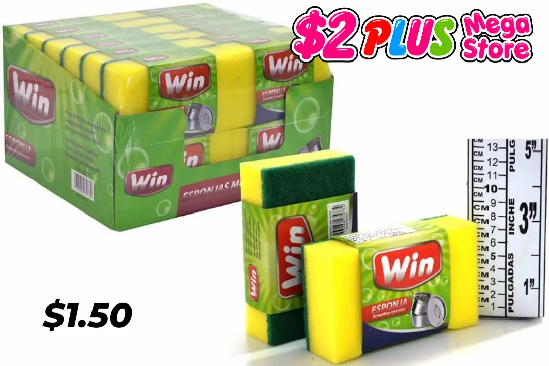 Win Scouring Sponges – $1.50 at $2 Plus Mega Store