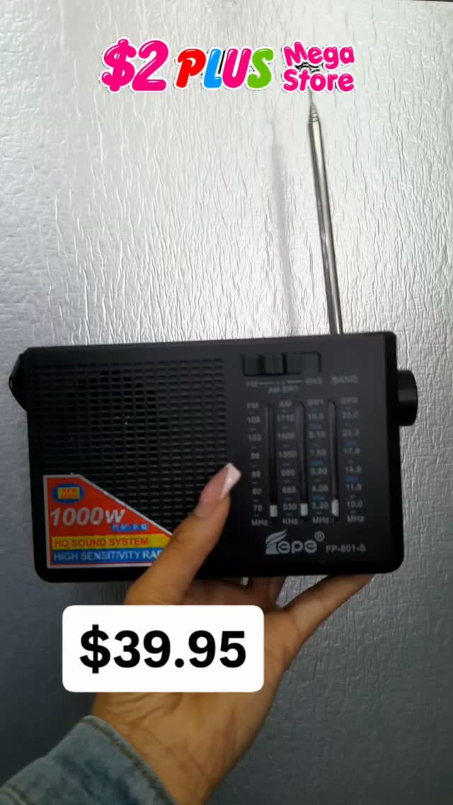 Fepe Multi-Band Radio for $39.95 at $2 Plus Mega Store