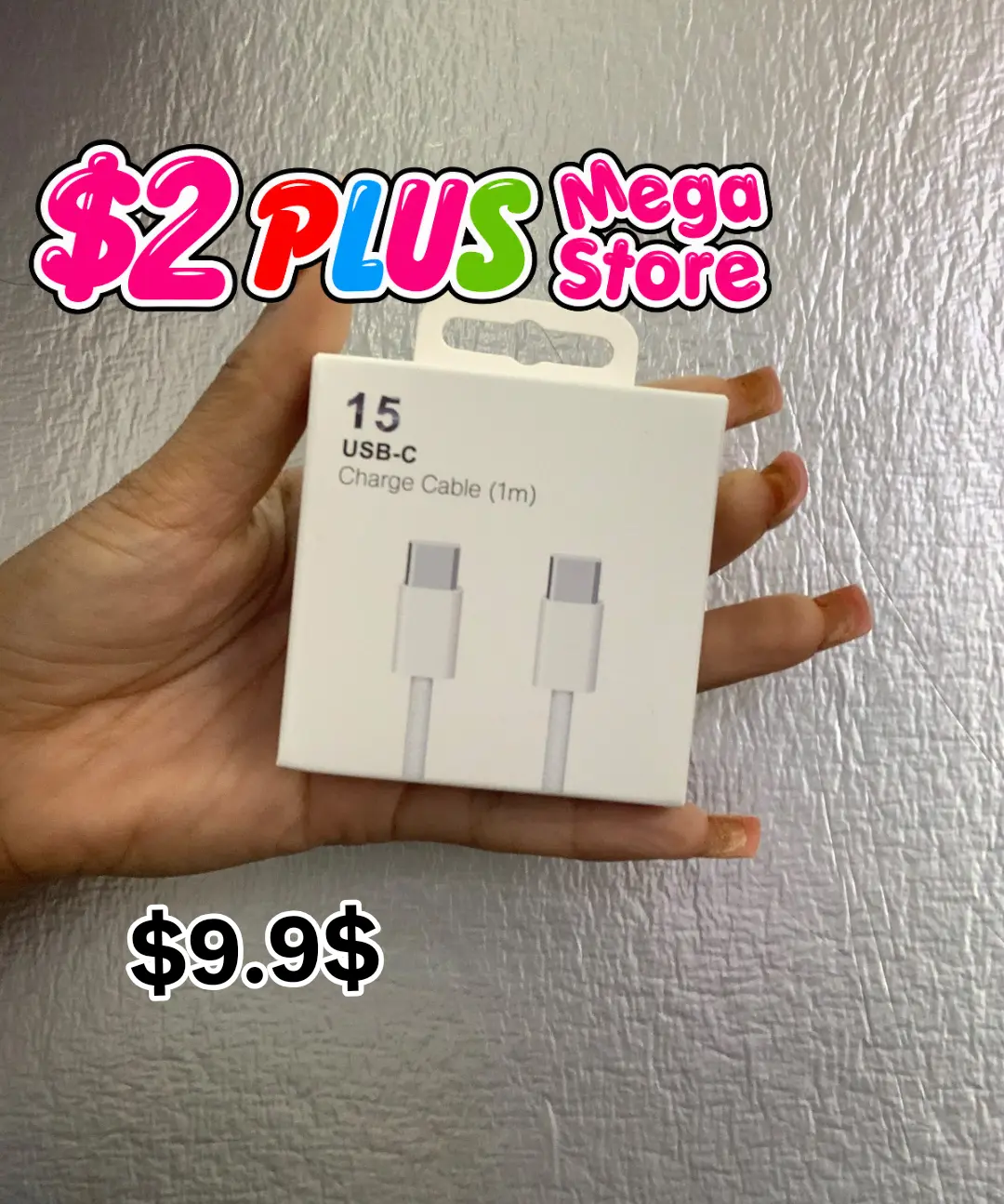 $2 Plus Mega Store – Type C Chargers & Cables from $11.95