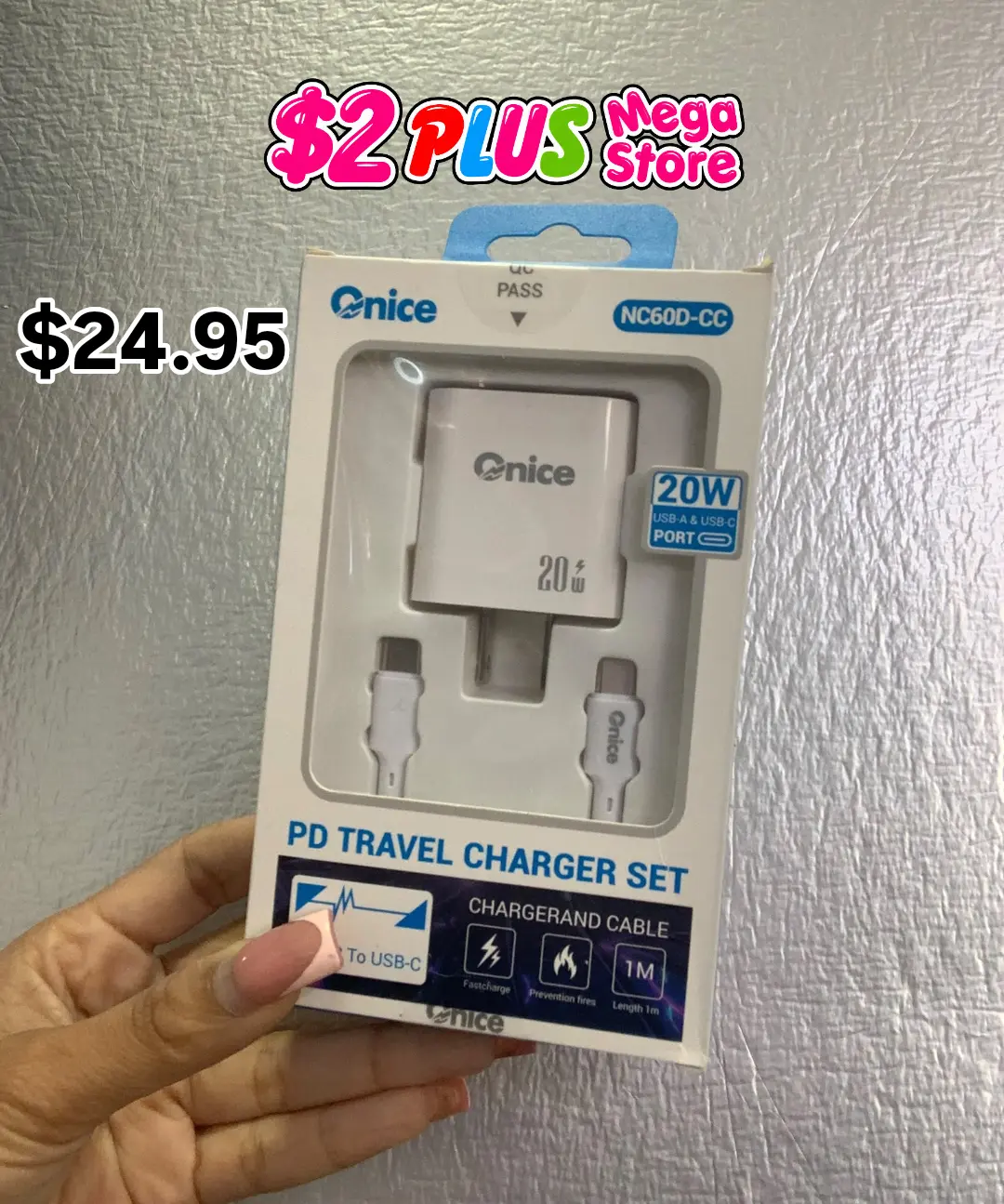 $2 Plus Mega Store – Type C Chargers & Cables from $11.95