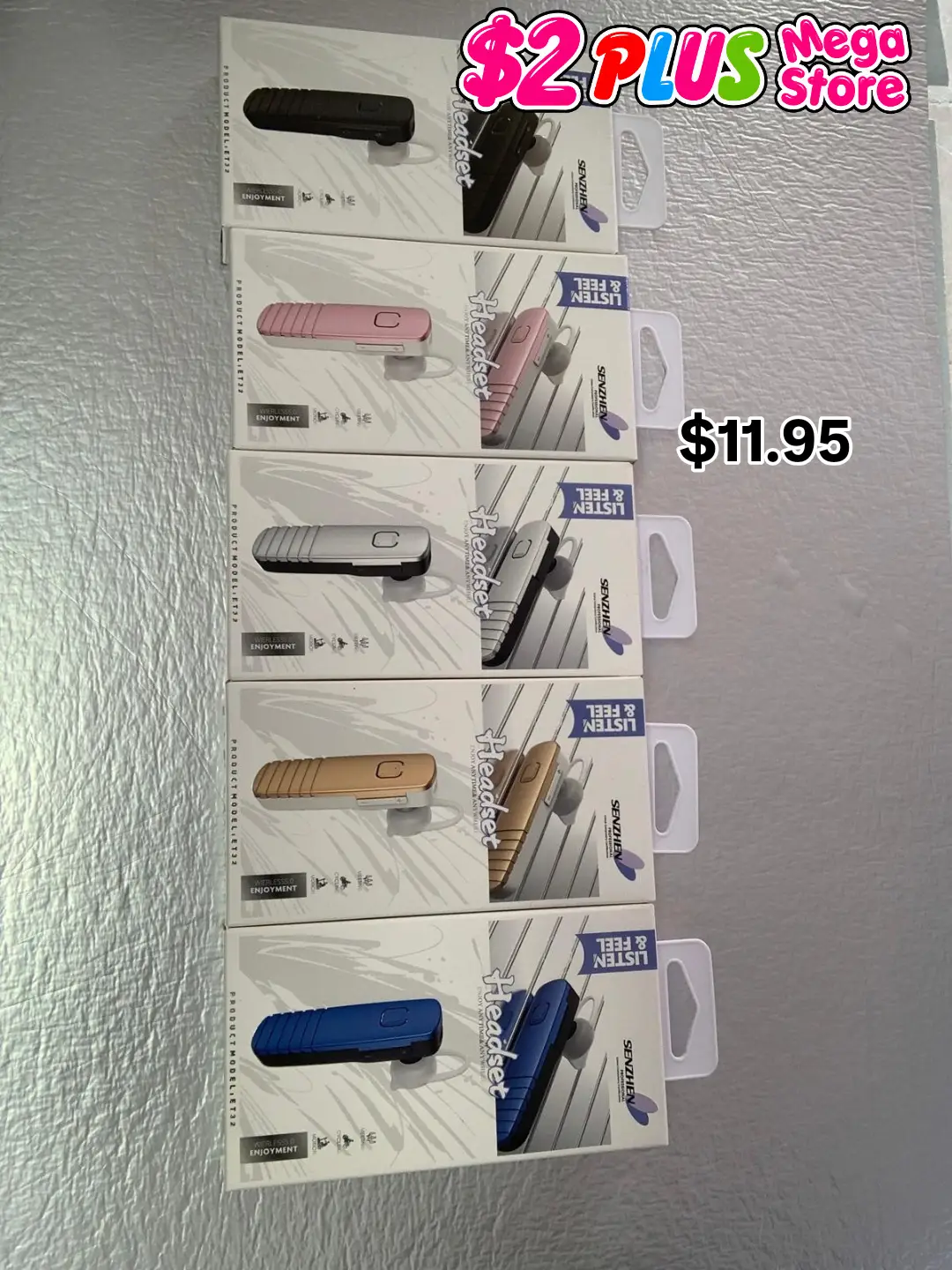 Bluetooth Headsets at $11.95 – $2 Plus Mega Store