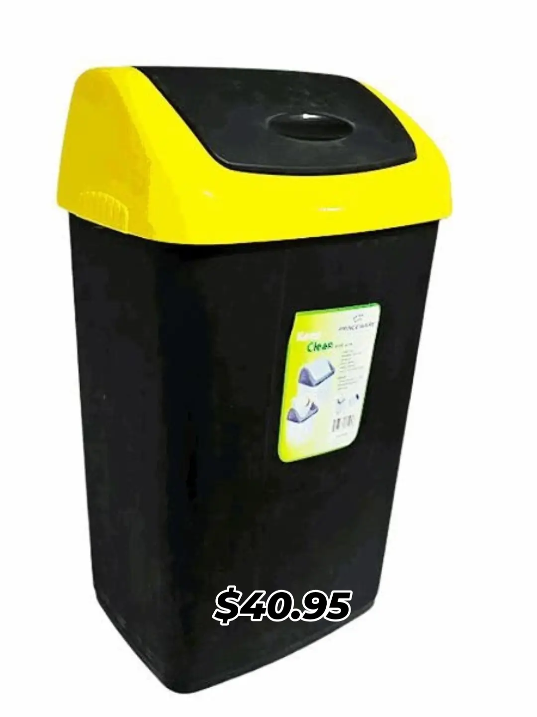 Swing-Top Trash Bin – $40.95