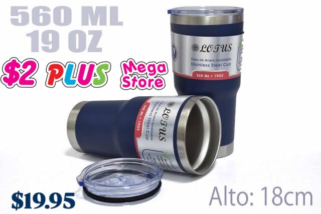 Lotus Stainless Steel Cup 560ml / 19oz – $19.95 at $2 Plus Mega Store
