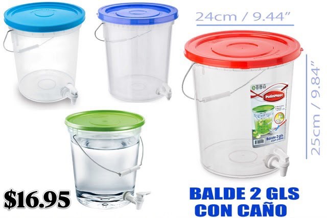 Balde 2 Gallon Bucket with Spout – $16.95