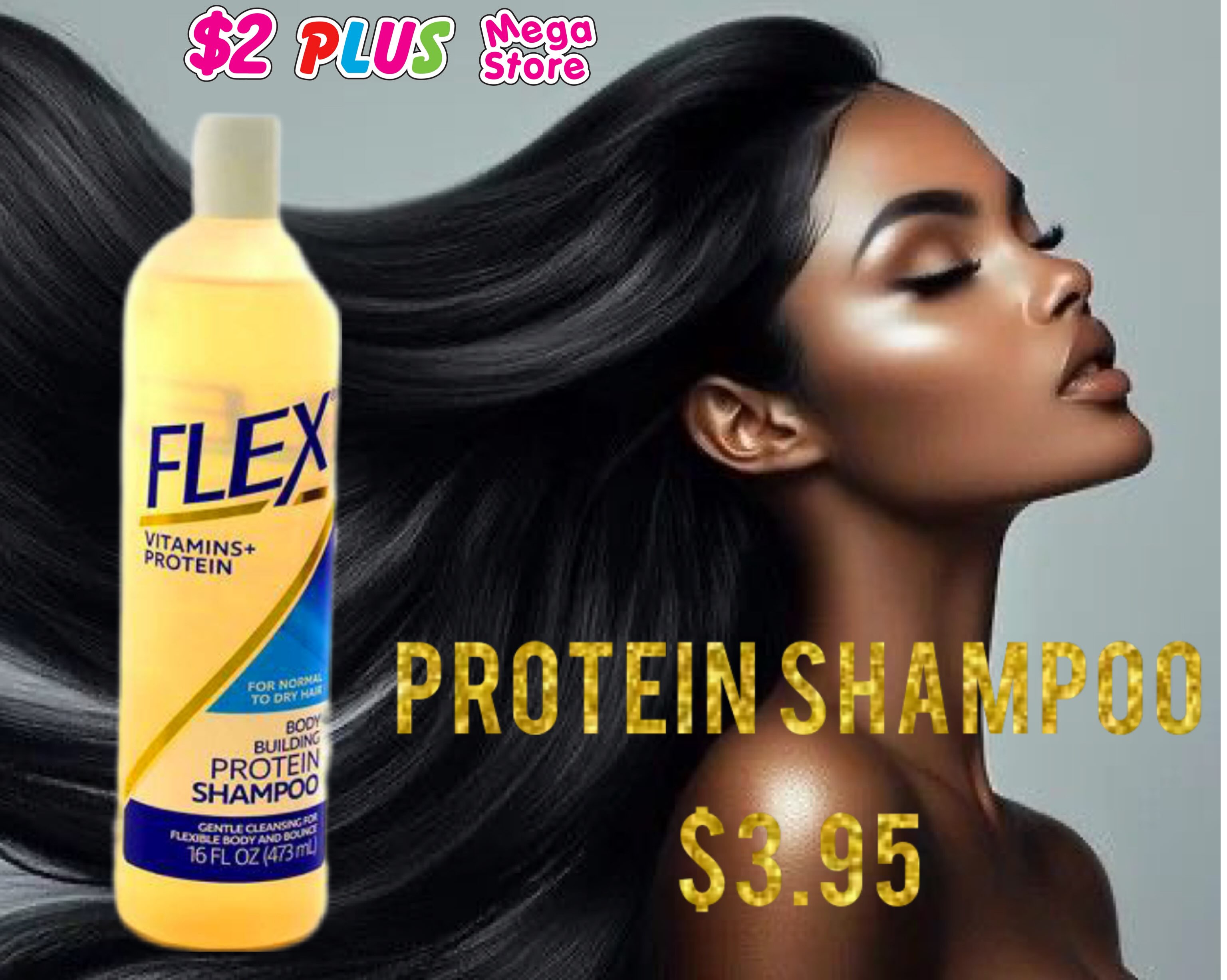 Flex Protein Shampoo – $3.95 at $2 Plus Mega Store